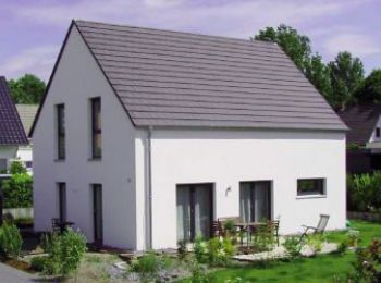 Modernes haus satteldach